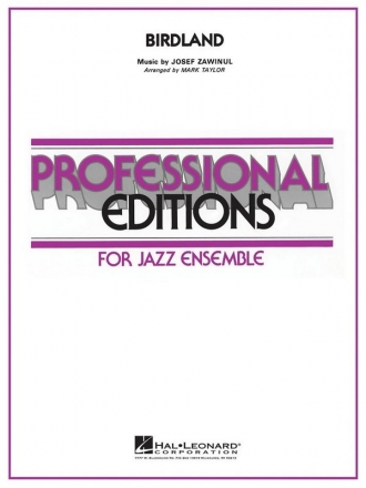 Birdland - Jazz Ensemble Jazz Ensemble Partitur