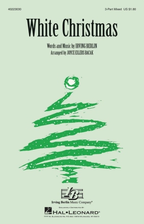 Irving Berlin, White Christmas 3-Part Choir Chorpartitur