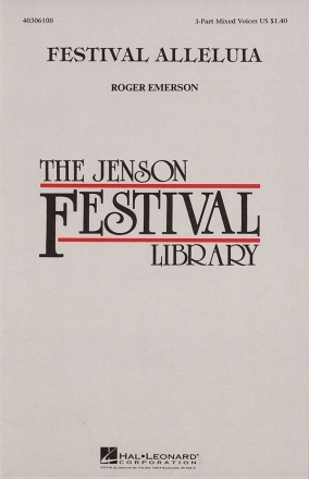 Roger Emerson, Festival Alleluia 3-Part Choir Chorpartitur