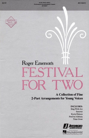 Roger Emerson, Festival for Two Collection 2-Part Choir Chorpartitur