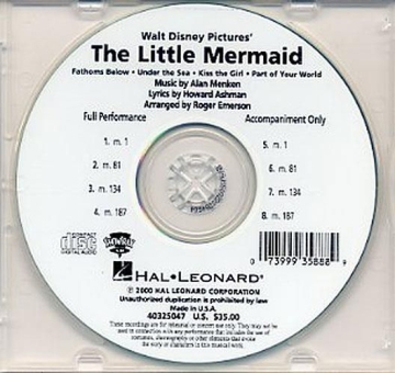 Alan Menken_Howard Ashman, The Little Mermaid Medley Chor CD