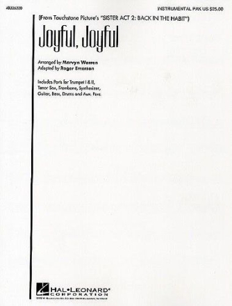 Ludwig van Beethoven, Joyful, joyful (IPAKC) Combo Stimmen-Set