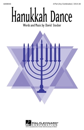 David Stocker, Hanukkah Dance 3-Part Choir Chorpartitur