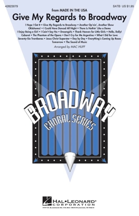 Give My Regards to Broadway (Medley) SATB Chorpartitur