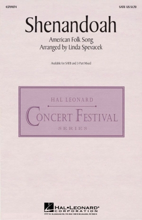 Shenandoah SATB Chorpartitur
