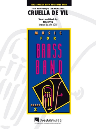 Cruella De Vil Brass Band Partitur + Stimmen