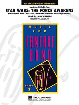 Star Wars: The Force Awakens for fanfare band score and parts