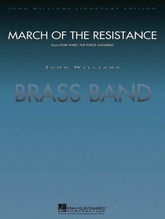 John Williams, March of the Resistance Brass Band Partitur + Stimmen
