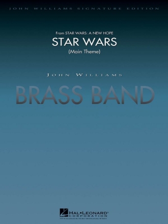 John Williams, Star Wars (Main Theme) Brass Band Partitur + Stimmen