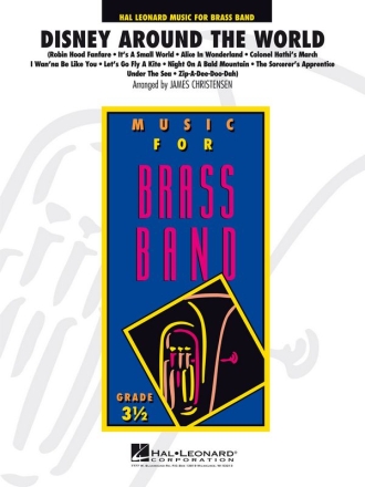 Disney Around the World Brass Band Partitur