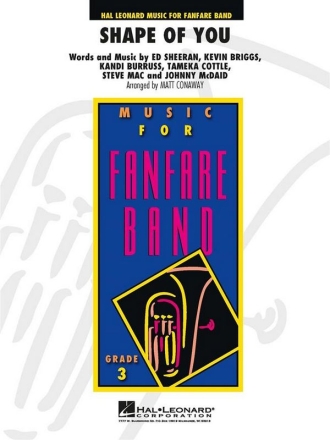 Shape of You Fanfare Band Partitur