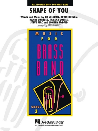 Shape of You Brass Band Partitur + Stimmen