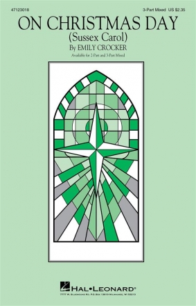 On Christmas Day 3-Part Choir Chorpartitur