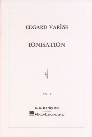 Edgar Varse, Ionisation Percussion Buch
