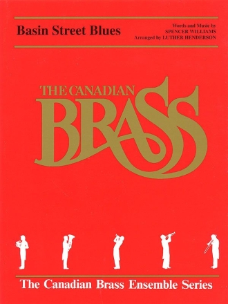 Spencer Williams, Basin Street Blues Brass Instruments Partitur + Stimmen