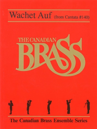 Wachet auf for brass ensemble (2 Trp, Hrn, Pos, Tuba) score and parts