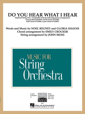 Do You Hear What I Hear? Streichorchester Partitur + Stimmen
