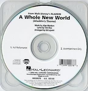 Alan Menken_Tim Rice, A Whole New World Showtrax Chor CD