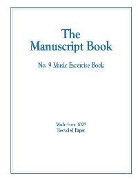 Manuscript Book 9, Interleaved (Recycled)  Buch
