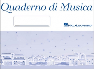 Quaderno di musica blu carta avorio  Buch