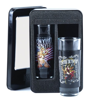 Lynyrd Skynyrd Shot Glass Set  Glas