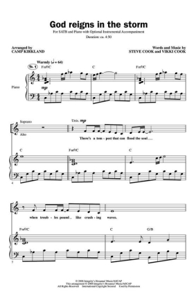Steve Cook_Vikki Cook, God Reigns in the Storm Chor CD