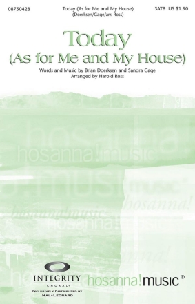 Brian Doerksen_Sandra Gage, Today SATB Chorpartitur