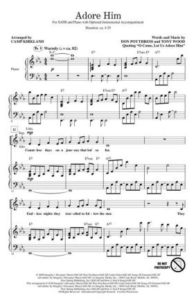Don Poythress_Tony Wood, Adore Him Chor CD