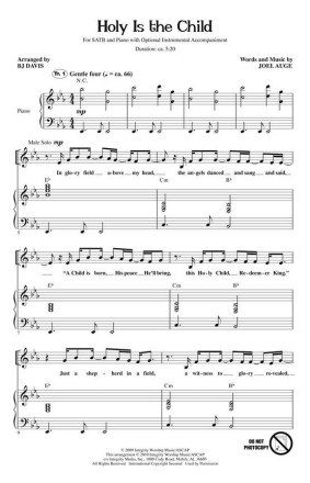 Joel Auge, Holy Is the Child Chor CD
