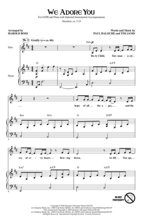 Paul Baloche_Tim Janis, We Adore You Chor CD