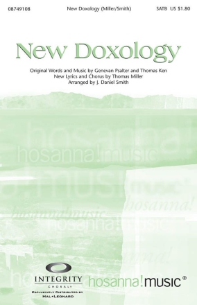 Thomas Miller, New Doxology SATB Chorpartitur