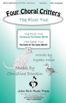 Christine Donkin, Four Choral Critters - The First Two SATB Chorpartitur