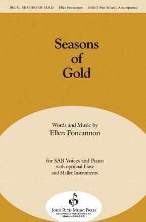 Ellen Foncannon, Seasons of Gold SAB Chorpartitur