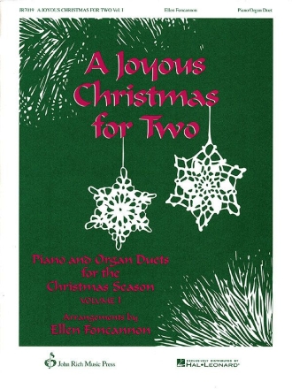 A Joyous Christmas for Two - Vol. 1 for piano and organ duet