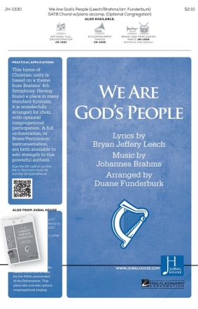 Johannes Brahms_Bryan Jeffery Leech, We Are God's People SATB Chorpartitur