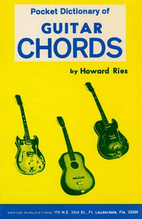 Howard Ries, Pocket Dictionary of Guitar Chords Gitarre Buch