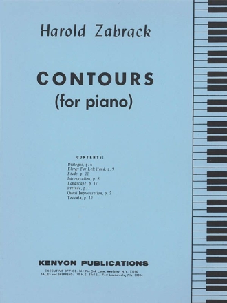 Harold Zabrack, Contours Klavier Buch