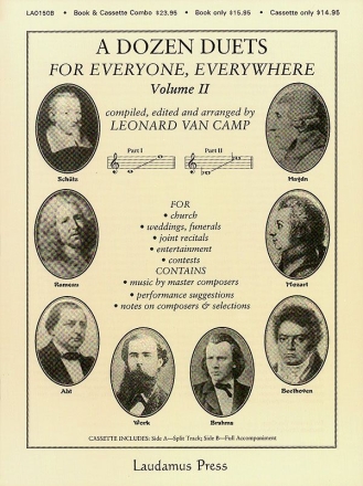 A Dozen Duets for everyone, everywhere Vol. 2 for 2 voices and piano