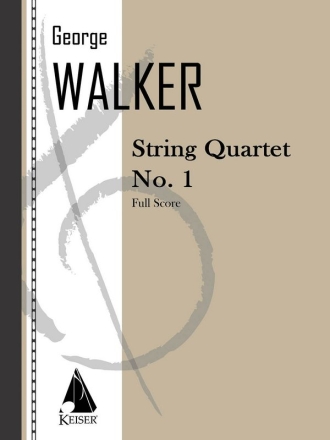 George Walker, String Quartet No. 1 Streichquartett Studienpartitur