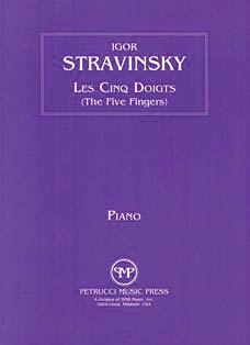 Igor Stravinsky, Les Cinq Doigts Klavier Buch