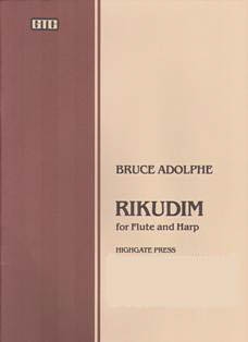 Bruce Adolphe, Rikudim for Flute and Harp Flute and Harp Stimmen-Set