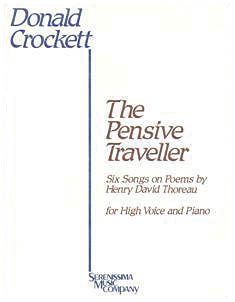Donald Crockett, The Pensive Traveler Vocal and Piano Partitur