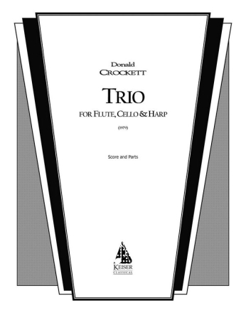 Donald Crockett, Trio Flute, Cello and Harp Partitur