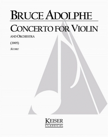 Gregory T. S. Walker, Bad Rap Violin and Chamber Orchestra Partitur