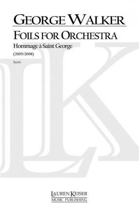 George Walker, Hoopla: A Touch of Glee Orchestra Partitur