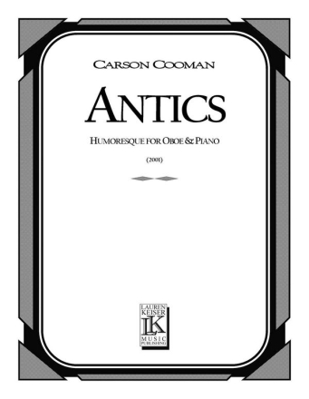 Carson Cooman, Antics Oboe und Klavier Buch