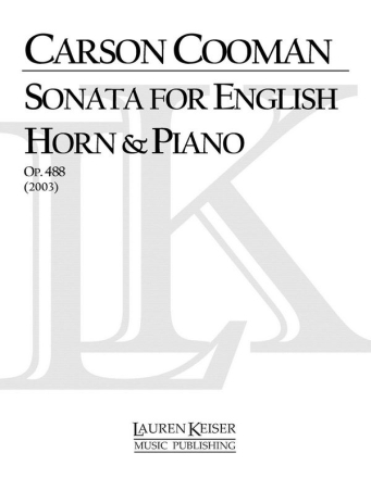 Carson Cooman, Sonata for English Horn and Piano Cor Anglais [Oboe] and Piano Buch