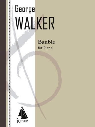 George Walker, Bauble Klavier Buch