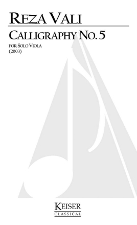 Reza Vali, Calligraphy No. 5 Viola Buch