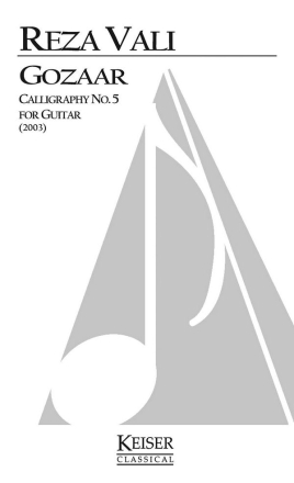 Reza Vali, Gozaar: Calligraphy no. 5 Gitarre Buch
